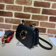 Gucci Blondie Medium Shoulder Bag In Black 22x13x5.5cm - 5