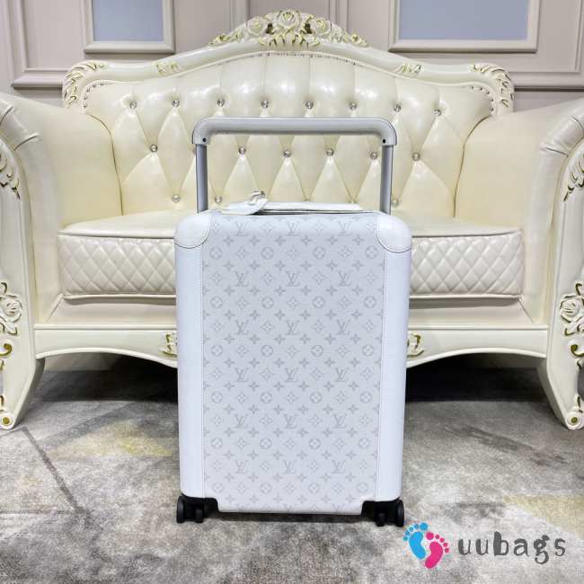 Louis Vuitton Monogram Horizon In White Luggage 35x55x20cm - 1