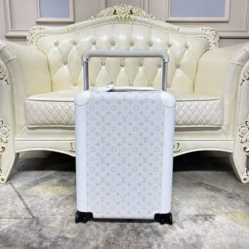 Louis Vuitton Monogram Horizon In White Luggage 35x55x20cm