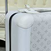 Louis Vuitton Monogram Horizon In White Luggage 35x55x20cm - 3