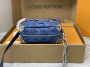 LV Mini Soft Trunk Handbag In Blue 18.5x13x8cm - 3