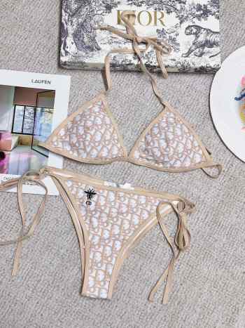 Dior bikini beige B002