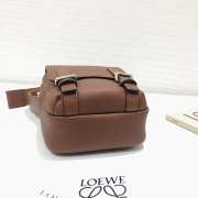 Loewe Military Crossboby Bag In Brown 14x8x19cm - 2