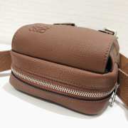 Loewe Military Crossboby Bag In Brown 14x8x19cm - 6