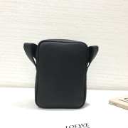 Loewe Military Crossboby Bag In Black 14x8x19cm - 6