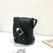 Loewe Military Crossboby Bag In Black 14x8x19cm - 4