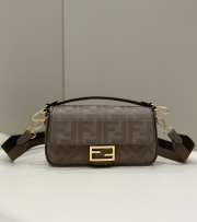 Fendi Baguette Dark Brown 0159A 27×6×14cm - 1