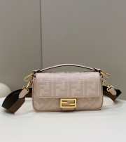 Fendi Baguette Beige 0159A 27×6×14cm - 1