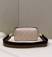 Fendi Baguette Beige 0159A 27×6×14cm - 6