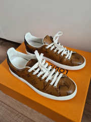 Louis Vuitton Brown Monogram Canvas Low Top Sneakers - 1