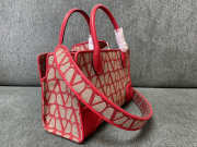 Valentino Garavani Le Quatrieme Toile In Red 28x19x12cm - 5