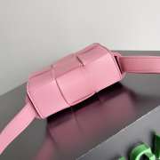 Bottega Veneta Mini Cassette Bag In Pink 12x8x4cm - 3