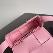 Bottega Veneta Mini Cassette Bag In Pink 12x8x4cm - 6