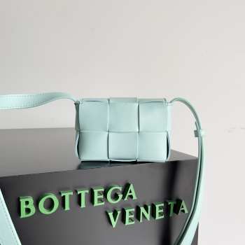 Bottega Veneta Mini Cassette Bag In Mint 12x8x4cm