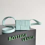 Bottega Veneta Mini Cassette Bag In Mint 12x8x4cm - 2