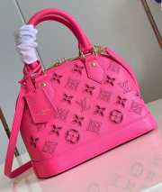 Louis Vuitton M91606 Alma BB In Pink 23.5x17.5x11.5cm - 1