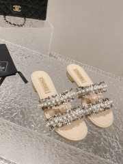 Chanel Bing Bing Slippers 2023 In Beige - 6