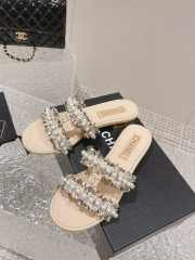 Chanel Bing Bing Slippers 2023 In Beige - 1