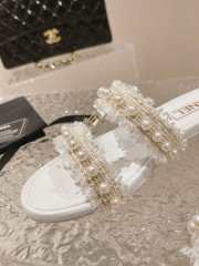 Chanel Bing Bing Slippers 2023 In White - 6