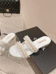 Chanel Bing Bing Slippers 2023 In White - 3