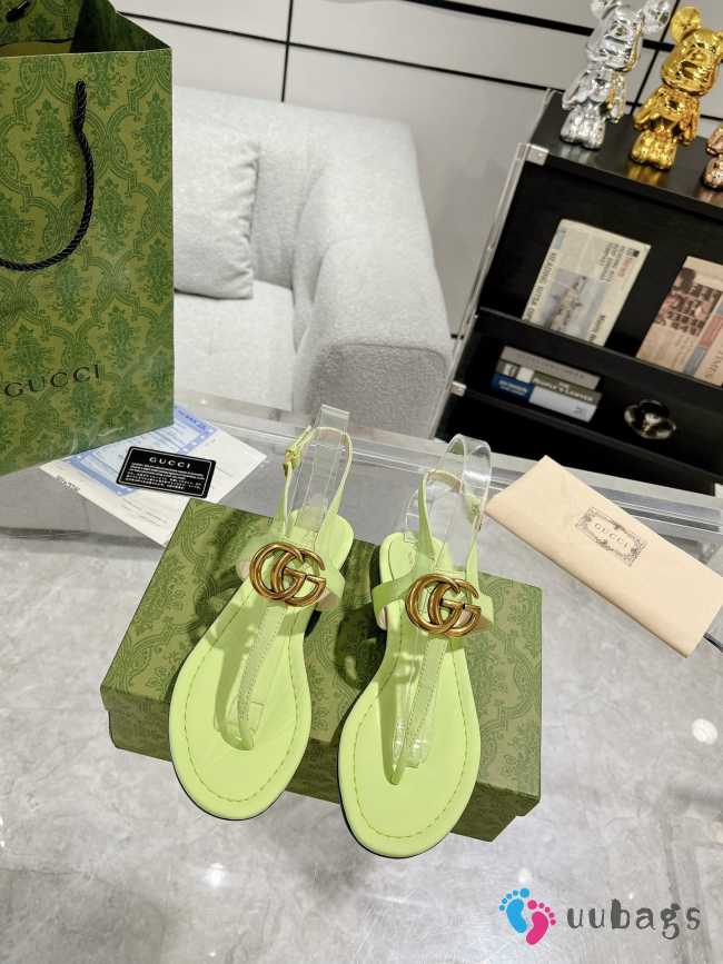 Gucci slipper in light green  - 1