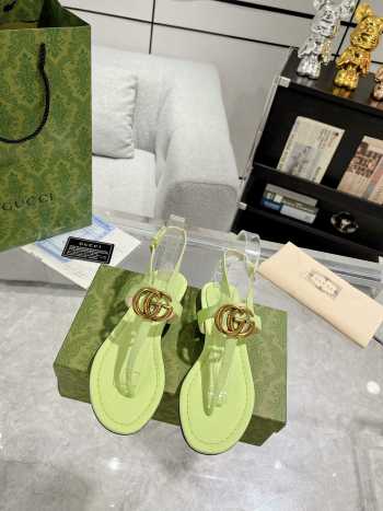 Gucci slipper in light green 