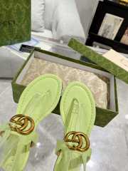 Gucci slipper in light green  - 3