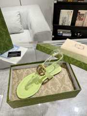 Gucci slipper in light green  - 5