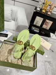 Gucci slipper in light green  - 4