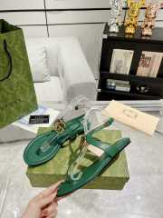 Gucci slipper in green - 2