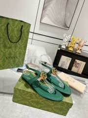 Gucci slipper in green - 4