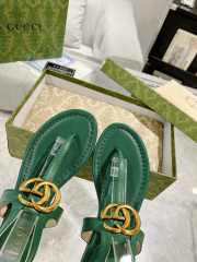 Gucci slipper in green - 6