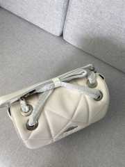 Coach Klare with silver buckle in white 25x17x8.5cm - 2