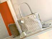 Goyard mini tote bag in white 20x20x10cm - 6