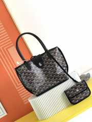 Goyard mini tote bag in black 20x20x10cm - 3