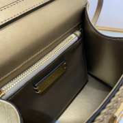 Valentino tote bag with golden buckle in beige 22x17x9cm - 3