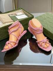 Gucci high heeled sandal in pink 4.5cm - 6