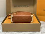 Louis Vuitton Petite Malle Handbag In Brown 21x14x6cm - 4