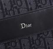 Dior notebook oblique bag in black 40x28x7cm  - 2