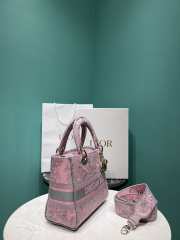 Lady Dior D-lite In Pink 24x11x20cm - 3