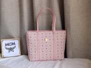 MCM Reversible Liz Shopper Cognac Bag In Pink 36x31x14cm - 1