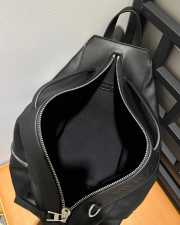 Loewe Debossed leather backpack in black 40x20x50cm - 4