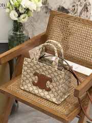 Celine Triomphe logo pattern totebag 26x19x13cm - 1