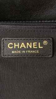 Chanel handle with gold hardware in black 25x21.5x7cm - 4