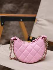 Chanel Luca Crossbody bag in pink  - 5