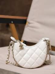 Chanel Luca Crossbody bag in white - 4