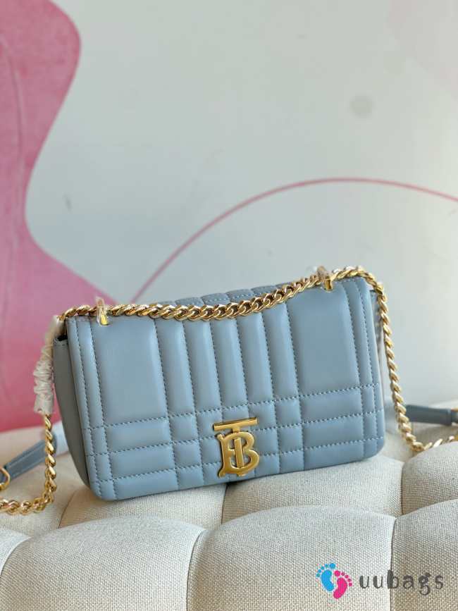 Burberry small lola crossbody bag in blue 23x6x13cm - 1