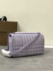 Burberry small lola crossbody bag in purple 23x6x13cm - 2