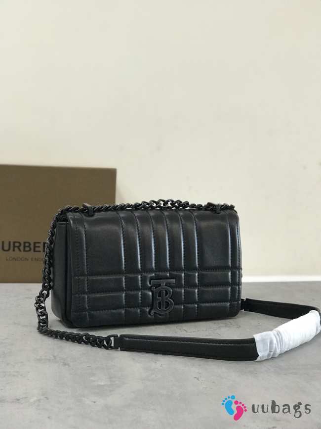 Burberry small lola crossbody bag in black 23x6x13cm - 1