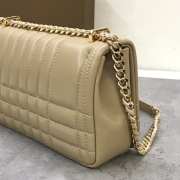 Burberry small lola crossbody bag in beige 23x6x13cm - 3